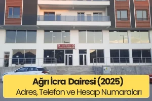 Ağrı İcra Dairesi: Adres, Telefon ve Hesap Numarası