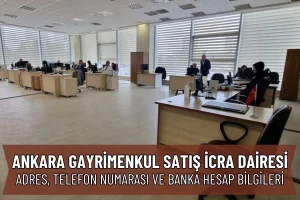 Ankara Gayrimenkul Satış İcra Dairesi: Adres ve Telefon Numarası