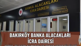 Bakırköy Banka Alacakları İcra Dairesi: Adres ve Telefon Numarası