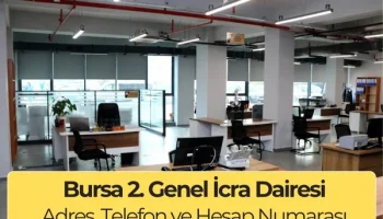 Bursa 2. Genel İcra Dairesi: Adres, Telefon ve IBAN