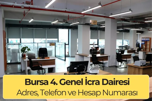 Bursa 4. Genel İcra Dairesi: İletişim, Konum ve IBAN