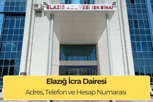 Elazığ İcra Dairesi: Adres, Telefon, IBAN Numarası