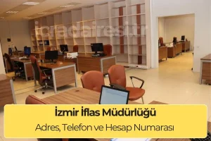 İzmir İflas Müdürlüğü Adres, Telefon ve Hesap Numarası