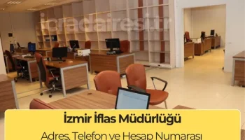 İzmir İflas Müdürlüğü Adres, Telefon ve Hesap Numarası