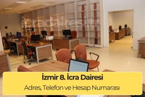 İzmir 8. İcra Dairesi Adres, Telefon ve IBAN Bilgileri (2025)