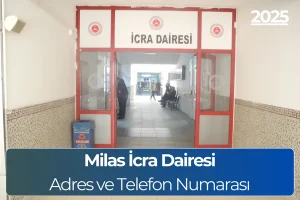 Milas İcra Dairesi: Adres, Telefon ve Dahili Numarası