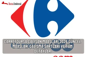 CarrefourSA çalışan maaşları 2026: Kasiyer 30-36K, reyon 31-38K, müdür 45-58K, bölge müdürü 55-65K. Çalışma şartları ve yan haklar burada.