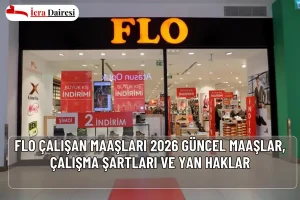 FLO çalışan maaşları 2026: Satış danışmanı 30-36K, kasiyer 30-35K, mağaza müdürü 55-70K, bölge müdürü 75K. Çalışma şartları ve yan haklar rehberi!