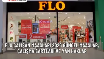 FLO çalışan maaşları 2026: Satış danışmanı 30-36K, kasiyer 30-35K, mağaza müdürü 55-70K, bölge müdürü 75K. Çalışma şartları ve yan haklar rehberi!