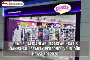 Gratis Çalışanları Maaşları: Satış Danışmanı, Beauty Personel ve Müdür Maaşları 2026