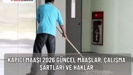 2026 kapıcı maaşları açıklandı. En düşük 30.000 TL, en yüksek 45.000 TL. Çalışma şartları, ek haklar ve sosyal imkanlar hakkında tüm detaylar burada!