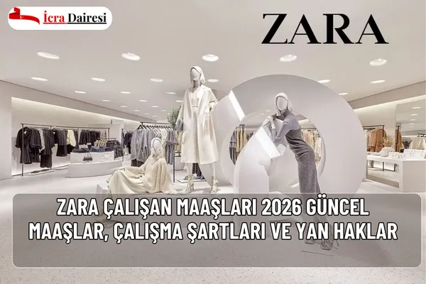 Zara çalışan maaşları 2026: Satış danışmanı 30-36K, kasiyer 30-35K, part-time 18-22K, müdür 50-60K. Çalışma şartları ve yan haklar burada!