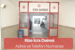 Rize İcra Dairesi: Adresi ve Telefon Numarası