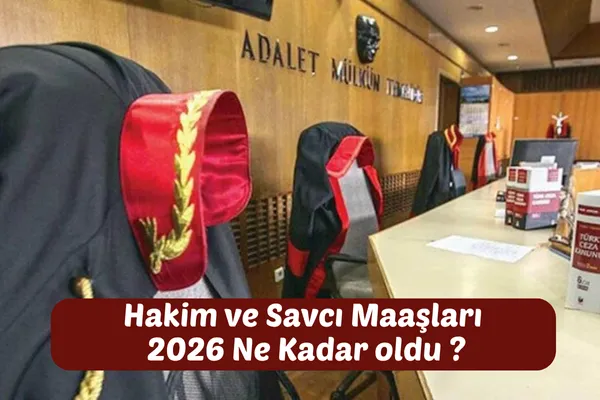 Hakim ve Savcı Maaşları 2026