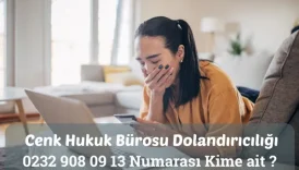 Cenk Hukuk Bürosu Dolandırıcılığı