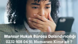Mansur Hukuk Bürosu Dolandırıcılığı | Sahte Uzlaşma Mesajı 5 Mansur Hukuk Bürosu