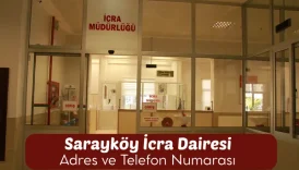 Sarayköy İcra Dairesi: Adres ve Telefon 1 Sarayköy İcra Dairesi